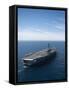 The Aircraft Carrier USS Carl Vinson in the Pacific Ocean-Stocktrek Images-Framed Stretched Canvas