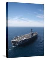 The Aircraft Carrier USS Carl Vinson in the Pacific Ocean-Stocktrek Images-Stretched Canvas