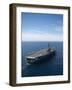 The Aircraft Carrier USS Carl Vinson in the Pacific Ocean-Stocktrek Images-Framed Photographic Print