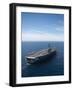 The Aircraft Carrier USS Carl Vinson in the Pacific Ocean-Stocktrek Images-Framed Photographic Print