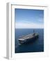 The Aircraft Carrier USS Carl Vinson in the Pacific Ocean-Stocktrek Images-Framed Photographic Print