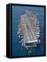 The Aircraft Carrier USS Carl Vinson in the Pacific Ocean-Stocktrek Images-Framed Stretched Canvas