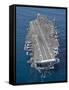 The Aircraft Carrier USS Carl Vinson in the Pacific Ocean-Stocktrek Images-Framed Stretched Canvas