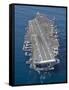 The Aircraft Carrier USS Carl Vinson in the Pacific Ocean-Stocktrek Images-Framed Stretched Canvas