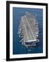 The Aircraft Carrier USS Carl Vinson in the Pacific Ocean-Stocktrek Images-Framed Photographic Print