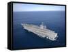 The Aircraft Carrier USS Carl Vinson in the Pacific Ocean-Stocktrek Images-Framed Stretched Canvas