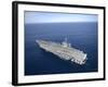 The Aircraft Carrier USS Carl Vinson in the Pacific Ocean-Stocktrek Images-Framed Photographic Print