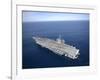 The Aircraft Carrier USS Carl Vinson in the Pacific Ocean-Stocktrek Images-Framed Photographic Print