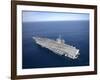 The Aircraft Carrier USS Carl Vinson in the Pacific Ocean-Stocktrek Images-Framed Photographic Print