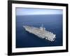 The Aircraft Carrier USS Carl Vinson in the Pacific Ocean-Stocktrek Images-Framed Photographic Print