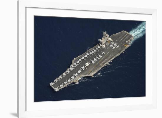 The Aircraft Carrier USS Dwight D. Eisenhower-null-Framed Photographic Print