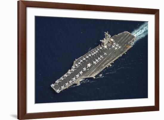 The Aircraft Carrier USS Dwight D. Eisenhower-null-Framed Photographic Print