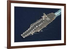 The Aircraft Carrier USS Dwight D. Eisenhower-null-Framed Photographic Print