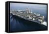 The Aircraft Carrier USS Nimitz Is Underway in the Arabian Gulf-null-Framed Stretched Canvas