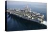 The Aircraft Carrier USS Nimitz Is Underway in the Arabian Gulf-null-Stretched Canvas