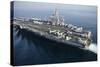 The Aircraft Carrier USS Nimitz Is Underway in the Arabian Gulf-null-Stretched Canvas