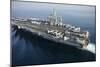 The Aircraft Carrier USS Nimitz Is Underway in the Arabian Gulf-null-Mounted Premium Photographic Print