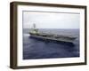 The Aircraft Carrier USS Nimitz Transits the Pacific Ocean-Stocktrek Images-Framed Premium Photographic Print