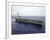 The Aircraft Carrier USS Nimitz Transits the Pacific Ocean-Stocktrek Images-Framed Photographic Print