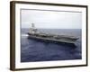 The Aircraft Carrier USS Nimitz Transits the Pacific Ocean-Stocktrek Images-Framed Photographic Print