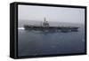 The Aircraft Carrier USS Nimitz Transits the Red Sea-null-Framed Stretched Canvas