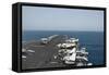 The Aircraft Carrier USS Nimitz Transits the Red Sea-null-Framed Stretched Canvas