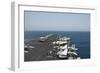 The Aircraft Carrier USS Nimitz Transits the Red Sea-null-Framed Photographic Print