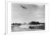 The Airplane Races the Automobile-null-Framed Art Print