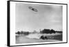 The Airplane Races the Automobile-null-Framed Stretched Canvas