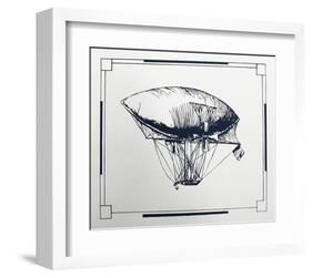 The Airship Affair, Part 2-Kara Smith-Framed Art Print