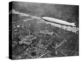 The Airship 'Graf Zepplin' over London, August 1931-null-Stretched Canvas