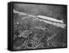 The Airship 'Graf Zepplin' over London, August 1931-null-Framed Stretched Canvas