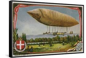 The Airship 'Italia'-null-Framed Stretched Canvas