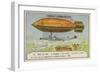 The Airship Ville De Paris Flying from Paris to Verdun to Be Placed under Military Authority, 1908-null-Framed Giclee Print