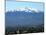 The Ajusco Mountain is Seen Behind Mexico City-null-Mounted Premium Photographic Print