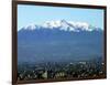 The Ajusco Mountain is Seen Behind Mexico City-null-Framed Photographic Print