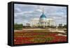 The Ak Orda Presidential Palace, Astana, Kazakhstan-Keren Su-Framed Stretched Canvas