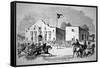 The Alamo Fort at San Antonio, Headquarters of Federal General Twiggs-null-Framed Stretched Canvas