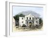 The Alamo in San Antonio, Texas, 1800s-null-Framed Giclee Print