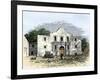 The Alamo in San Antonio, Texas, 1800s-null-Framed Giclee Print