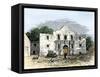 The Alamo in San Antonio, Texas, 1800s-null-Framed Stretched Canvas