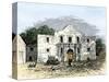 The Alamo in San Antonio, Texas, 1800s-null-Stretched Canvas