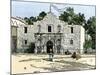 The Alamo in San Antonio, Texas, 1800s-null-Mounted Premium Giclee Print