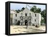The Alamo in San Antonio, Texas, 1800s-null-Framed Stretched Canvas