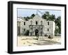 The Alamo in San Antonio, Texas, 1800s-null-Framed Giclee Print