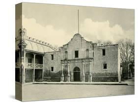 The Alamo in San Antonio TX, Circa 1890-null-Stretched Canvas