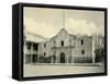 The Alamo in San Antonio TX, Circa 1890-null-Framed Stretched Canvas