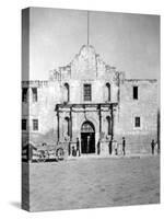 The Alamo in San Antonio, TX Photograph No.1 - San Antonio, TX-Lantern Press-Stretched Canvas