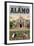 The Alamo Morning Scene - San Antonio, Texas-Lantern Press-Framed Art Print