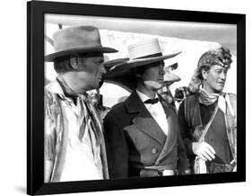 The Alamo, Richard Widmark, Laurence Harvey, John Wayne, 1960-null-Framed Photo